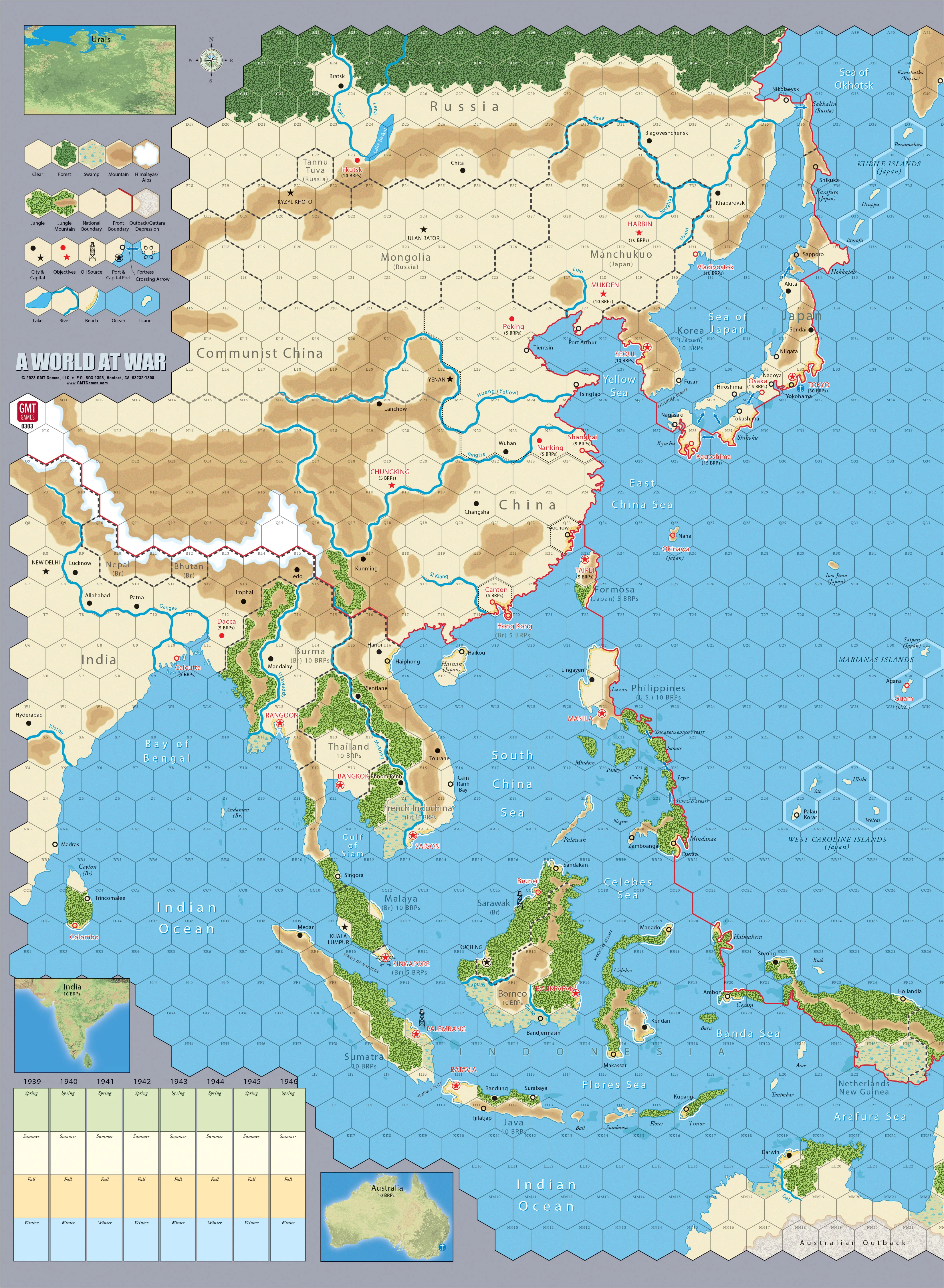 A World at War Mounted Maps - Image 3