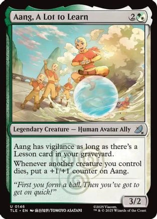 Aang, A Lot to Learn (TLE-146) - Avatar: The Last Airbender: Eternal-Legal [Uncommon]