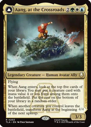 Aang, at the Crossroads (TLA-203) - Avatar: The Last Airbender [Rare]