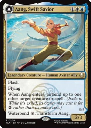Aang, Swift Savior (TLA-204) - Avatar: The Last Airbender [Rare]