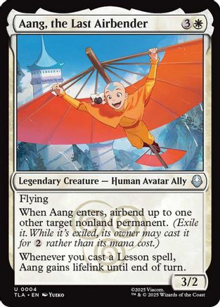 Aang, the Last Airbender (TLA-004) - Avatar: The Last Airbender [Uncommon]