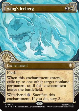 Aang's Iceberg (Showcase) (TLA-336) - Avatar: The Last Airbender Foil [Rare]