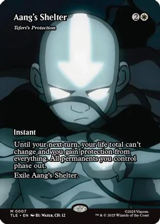 Aang's Shelter - Teferi's Protection (Borderless) (TLE-007) - Avatar: The Last Airbender: Eternal-Legal [Mythic]