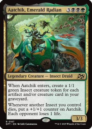 Aatchik, Emerald Radian (DFT-187) - Aetherdrift [Rare]