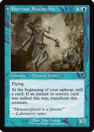 Aberrant Researcher // Perfected Form (Retro Frame) (INR-454) - Innistrad Remastered [Uncommon]