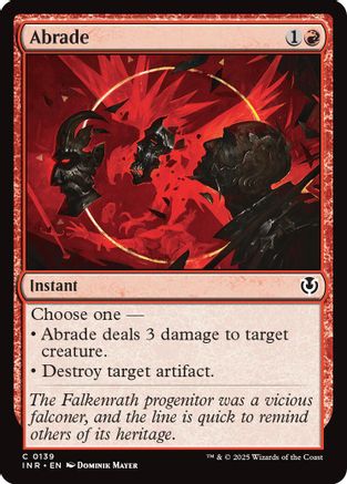 Abrade (INR-139) - Innistrad Remastered [Common]