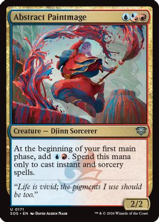 Abstract Paintmage (SOS-171) - Secrets of Strixhaven Foil [Uncommon]