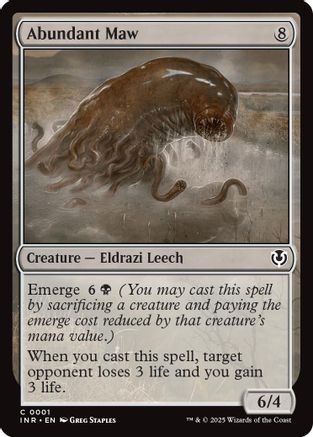 Abundant Maw (INR-001) - Innistrad Remastered Foil [Common]