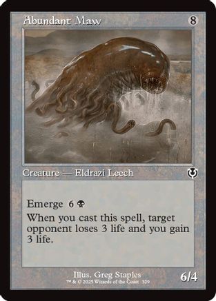Abundant Maw (Retro Frame) (INR-329) - Innistrad Remastered Foil [Common]