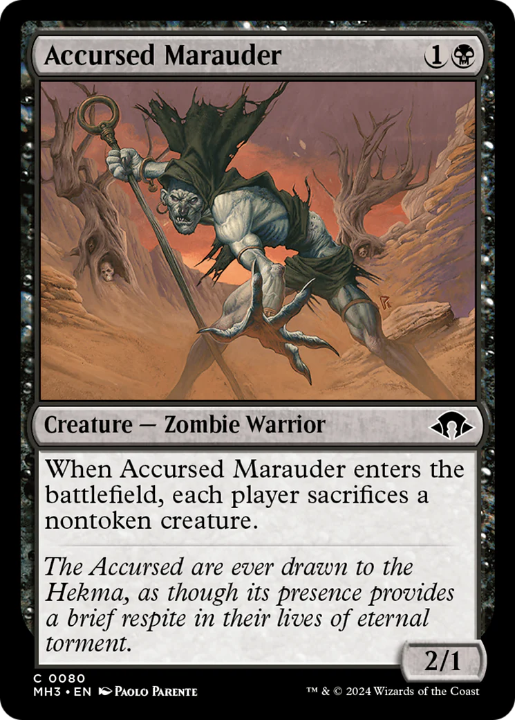 Accursed Marauder (MH3-080) - Modern Horizons 3 Foil [Common]