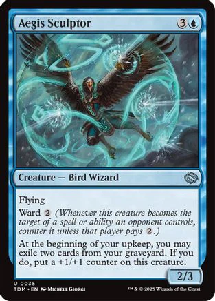 Aegis Sculptor (TDM-035) - Tarkir: Dragonstorm Foil [Uncommon]