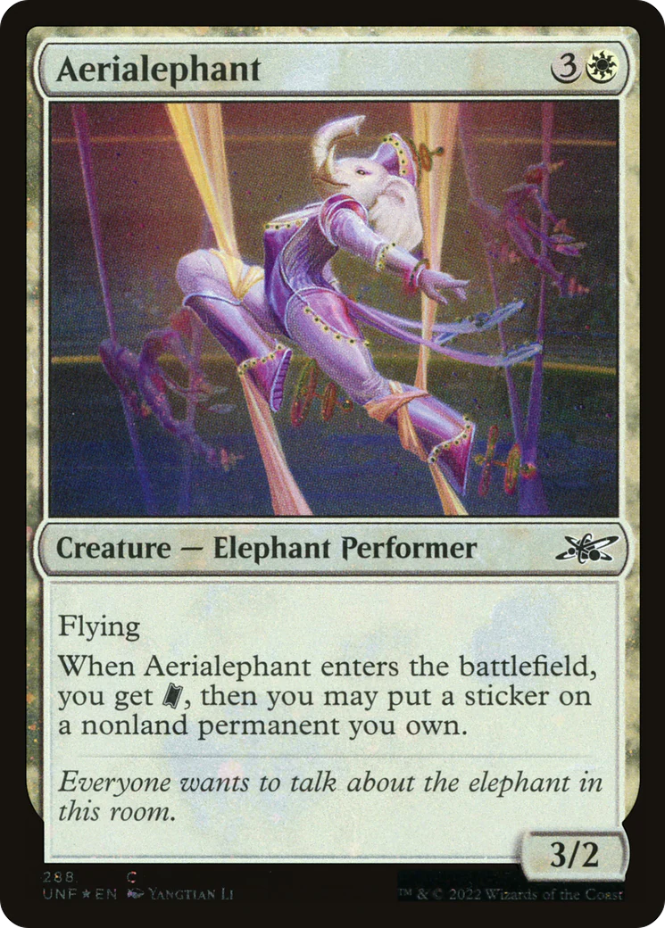 Aerialephant (UNF-288) - Unfinity Galaxy Foil [Common]