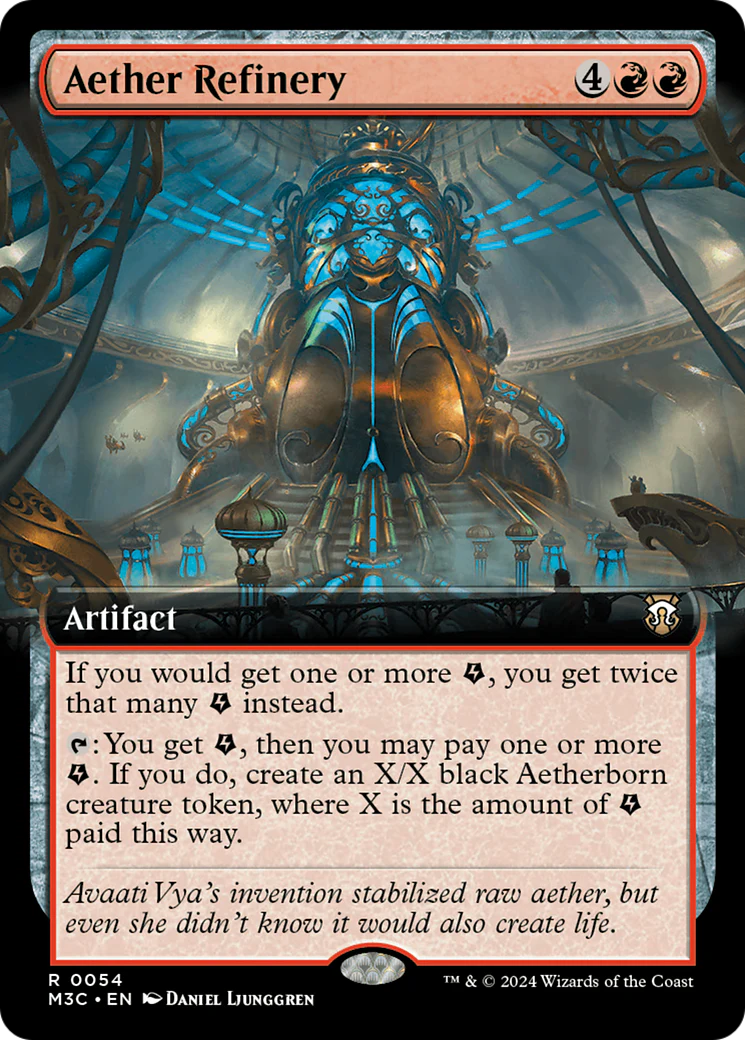 Aether Refinery (M3C-054) - Modern Horizons 3 Commander: (Extended Art) Foil [Rare]