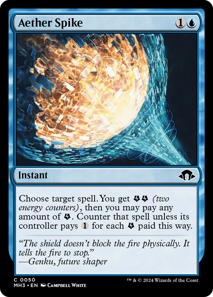 Aether Spike (MH3-050) - Modern Horizons 3 Foil [Common]
