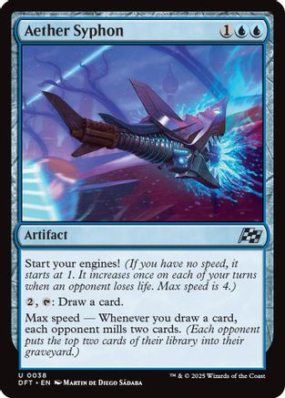 Aether Syphon (DFT-038) - Aetherdrift Foil [Uncommon]