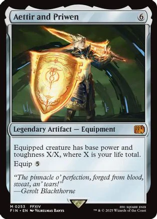 Aettir and Priwen (FIN-253) - FINAL FANTASY Foil [Mythic]