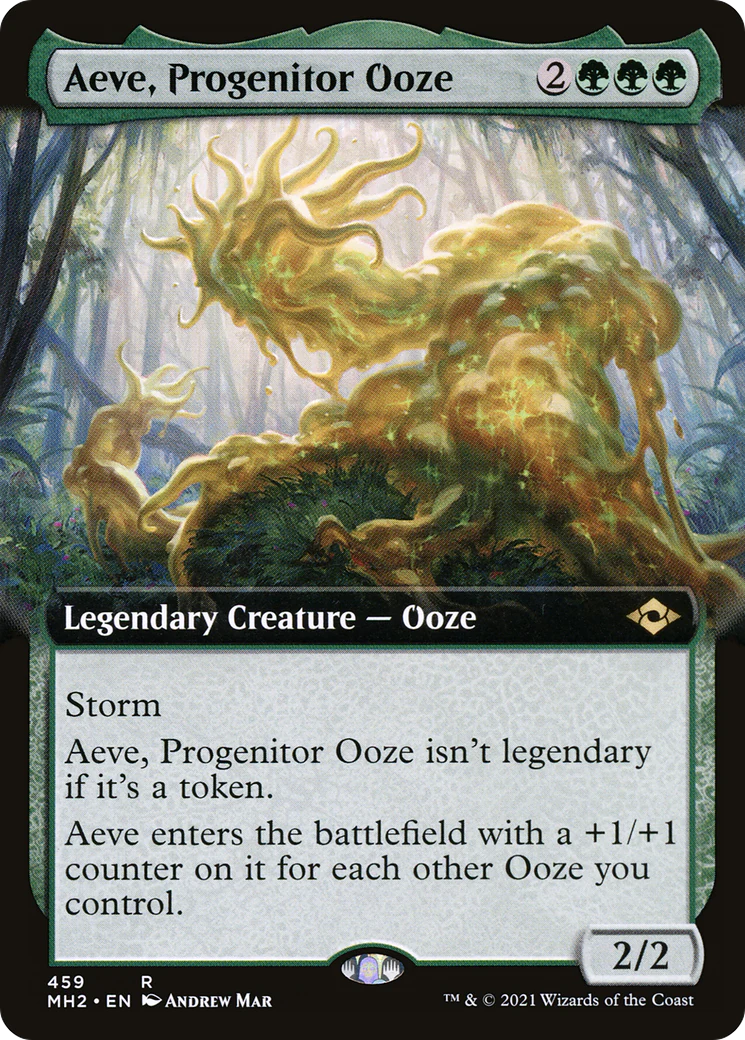 Aeve, Progenitor Ooze (MH2-459) - Modern Horizons 2: (Extended Art) Foil [Rare]