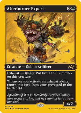 Afterburner Expert (First-Place Foil) (DFT-464) - Aetherdrift Foil [Rare]