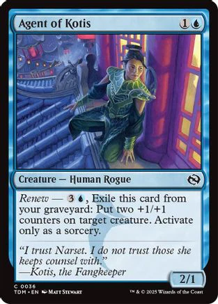 Agent of Kotis (TDM-036) - Tarkir: Dragonstorm Foil [Common]
