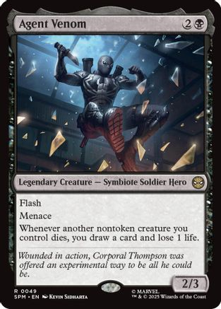 Agent Venom (SPM-049) - Marvel's Spider-Man [Rare]