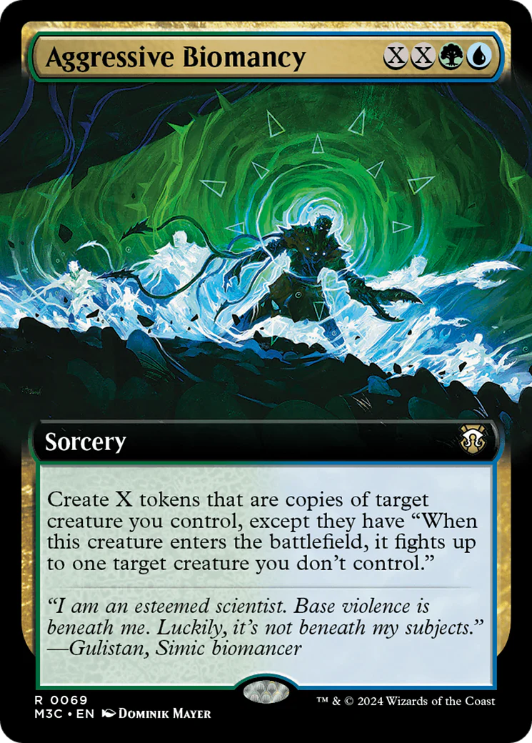 Aggressive Biomancy (M3C-069) - Modern Horizons 3 Commander: (Extended Art) [Rare]