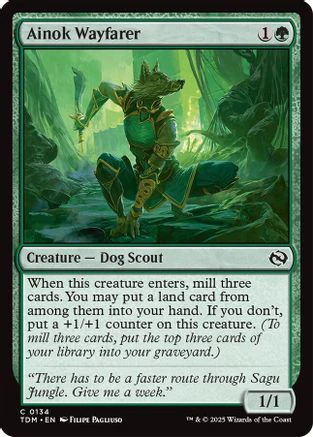 Ainok Wayfarer (TDM-134) - Tarkir: Dragonstorm [Common]