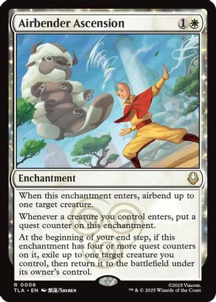 Airbender Ascension (TLA-006) - Avatar: The Last Airbender Foil [Rare]