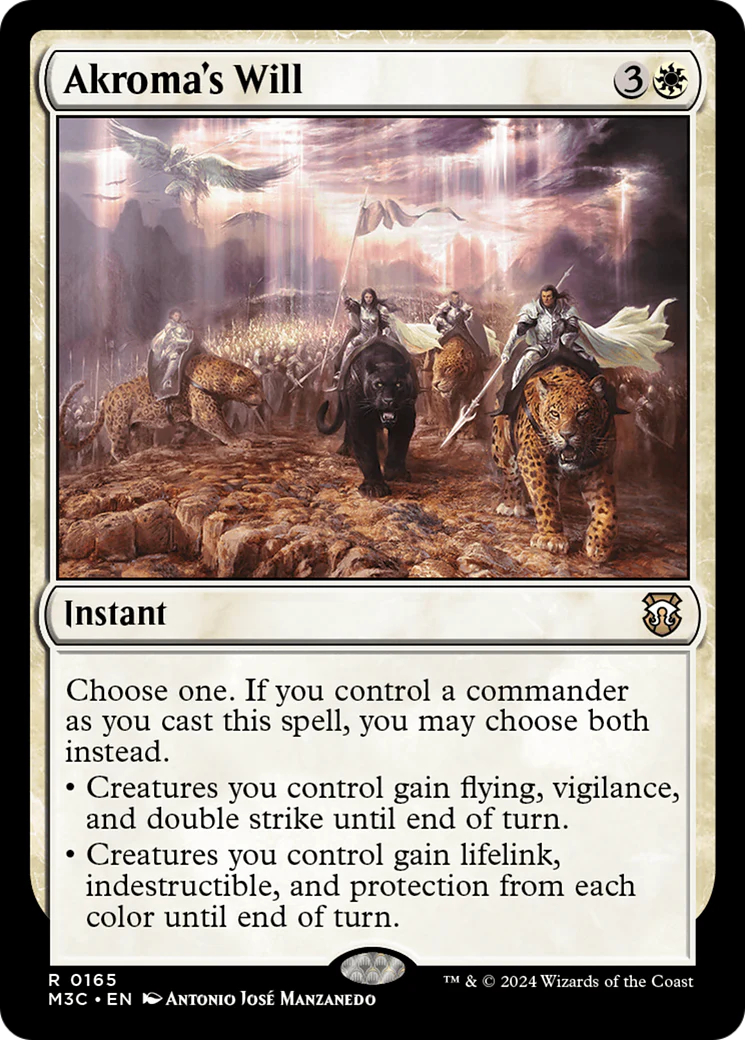 Akroma's Will (M3C-165) - Modern Horizons 3 Commander Foil [Rare]