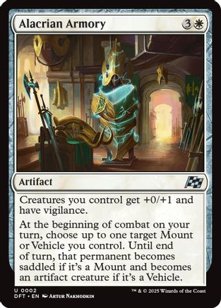 Alacrian Armory (DFT-002) - Aetherdrift Foil [Uncommon]