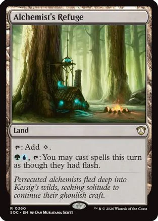 Alchemist's Refuge (SOC-360) - Commander: Secrets of Strixhaven [Rare]