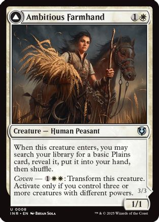 Ambitious Farmhand (INR-008) - Innistrad Remastered [Uncommon]