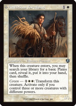 Ambitious Farmhand // Seasoned Cathar (Retro Frame) (INR-448) - Innistrad Remastered [Uncommon]
