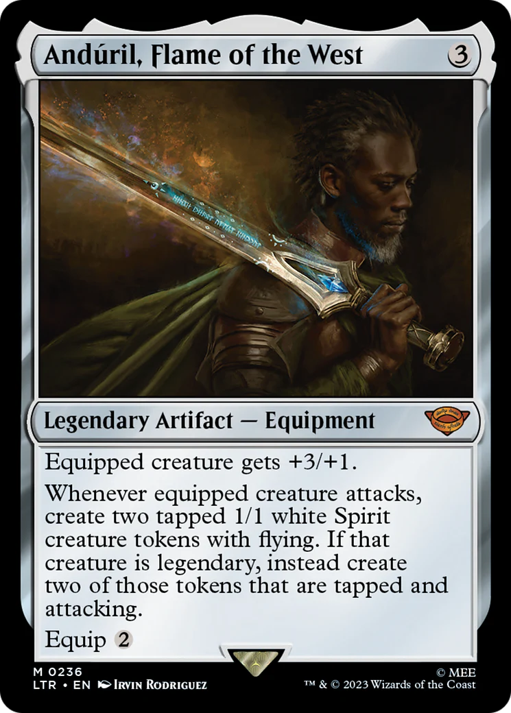 Andúril, Flame of the West (LTR-236) - The Lord of the Rings: Tales of Middle-earth [Mythic]