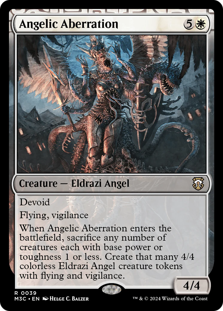 Angelic Aberration (M3C-039) - Modern Horizons 3 Commander Foil [Rare]
