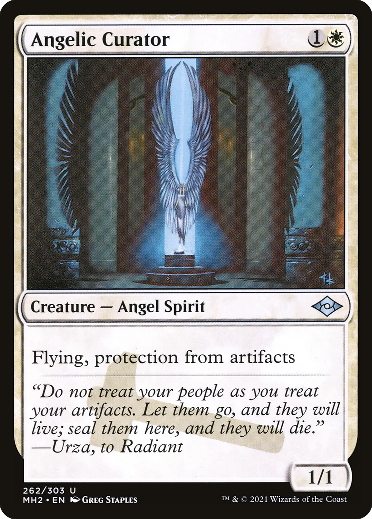 Angelic Curator (MH2-262) - Modern Horizons 2 Etched Foil [Uncommon]