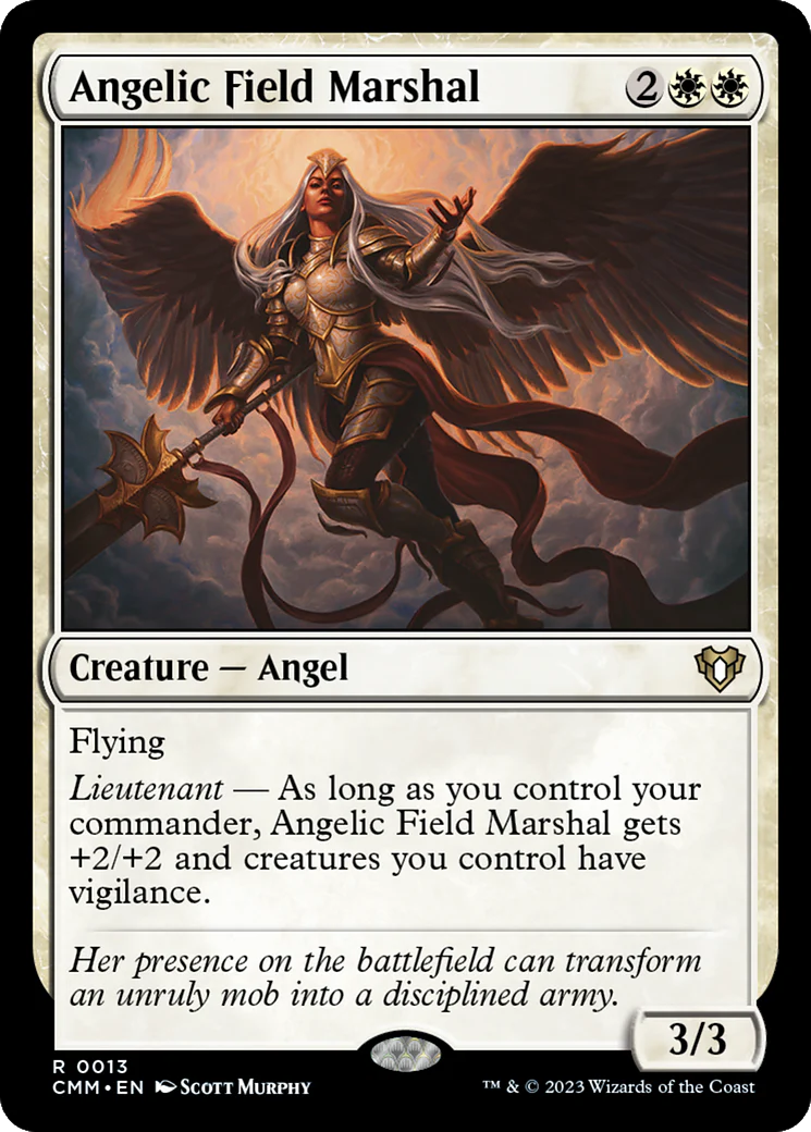 Angelic Field Marshal (CMM-013) - Commander Masters [Rare]