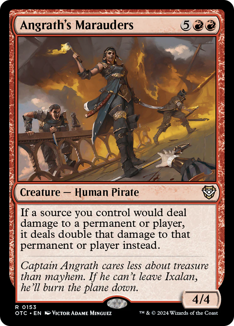 Angrath's Marauders (OTC-153) - Outlaws of Thunder Junction Commander [Rare]