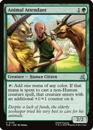 Animal Attendant (TLE-128) - Avatar: The Last Airbender: Eternal-Legal Foil [Uncommon]