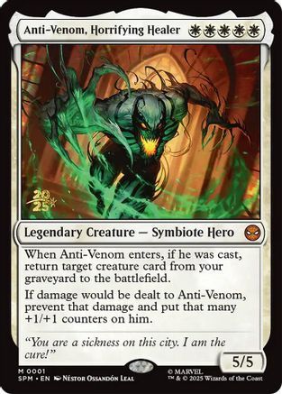 Anti-Venom, Horrifying Healer (PRE-001) - Prerelease Cards Foil [Mythic]