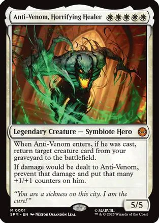 Anti-Venom, Horrifying Healer (SPM-001) - Marvel's Spider-Man Foil [Mythic]