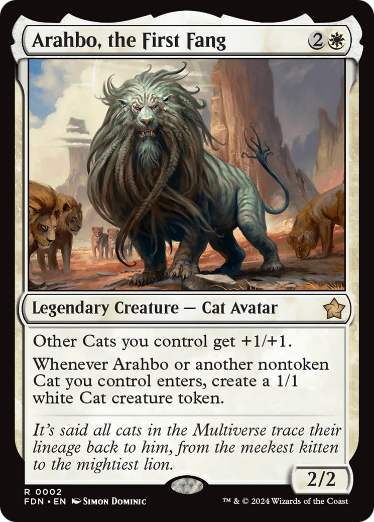 Arahbo, the First Fang (FDN-002) - Foundations Foil [Rare]