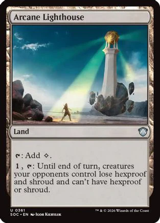 Arcane Lighthouse (SOC-361) - Commander: Secrets of Strixhaven [Uncommon]