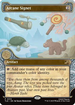 Arcane Signet (Showcase) (TLE-315) - Avatar: The Last Airbender: Eternal-Legal [Promo]