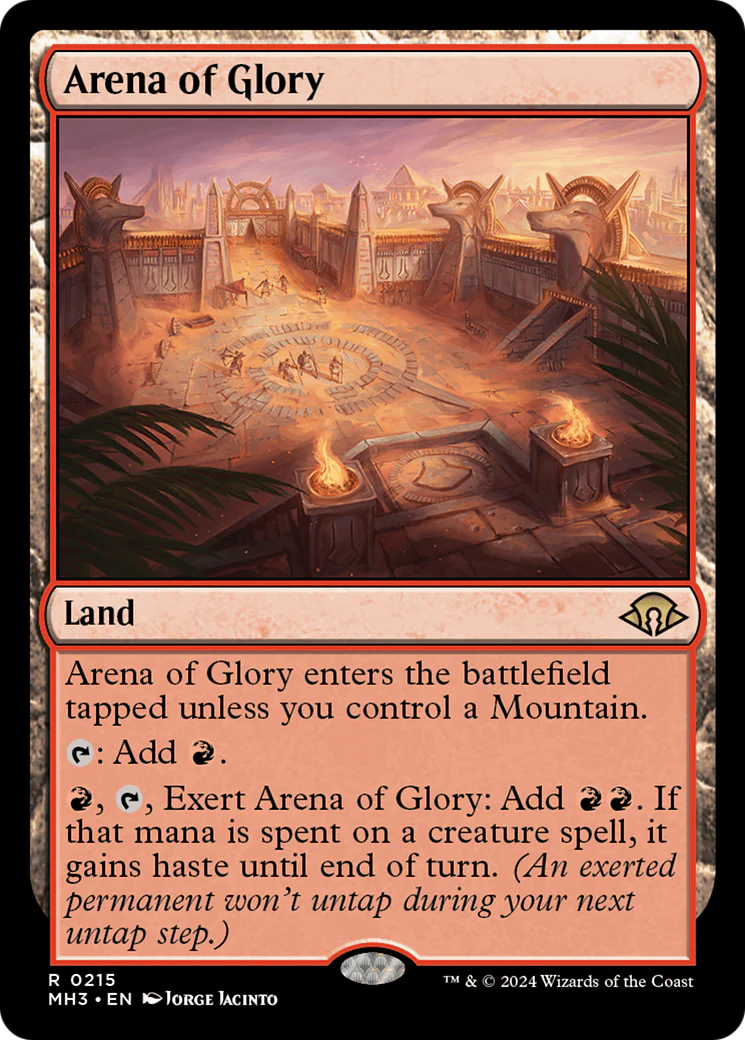 Arena of Glory (MH3-215) - Modern Horizons 3 [Rare]