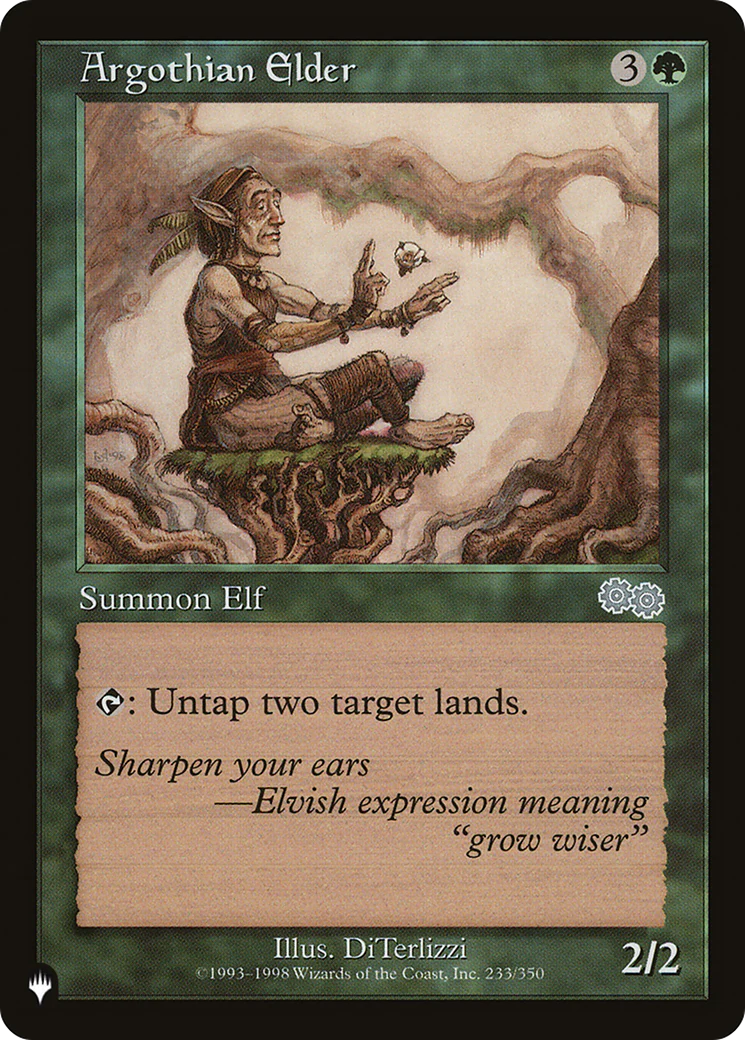 Argothian Elder (PLST-USG-233) - The List [Uncommon]