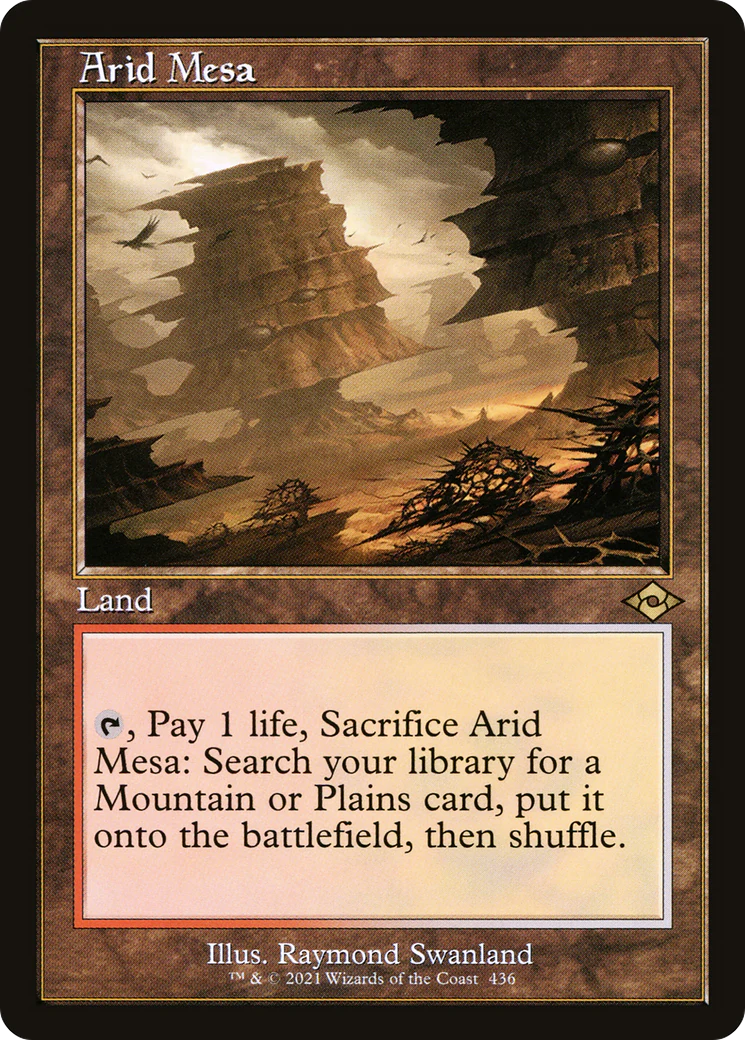 Arid Mesa (MH2-436) - Modern Horizons 2 [Rare] Retro Frame
