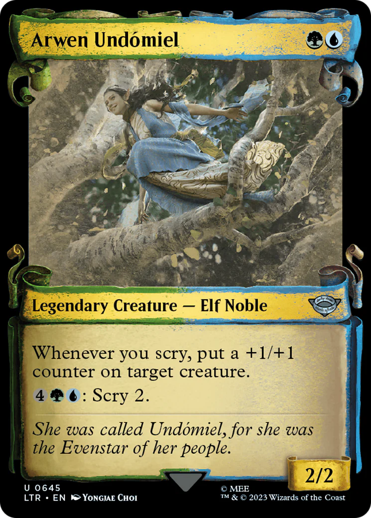 Arwen Undómiel (LTR-645) - The Lord of the Rings: Tales of Middle-earth: (Showcase) Scroll [Uncommon]