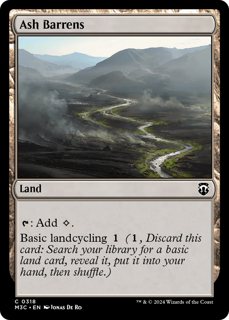 Ash Barrens (M3C-318) - Modern Horizons 3 Commander [Common]
