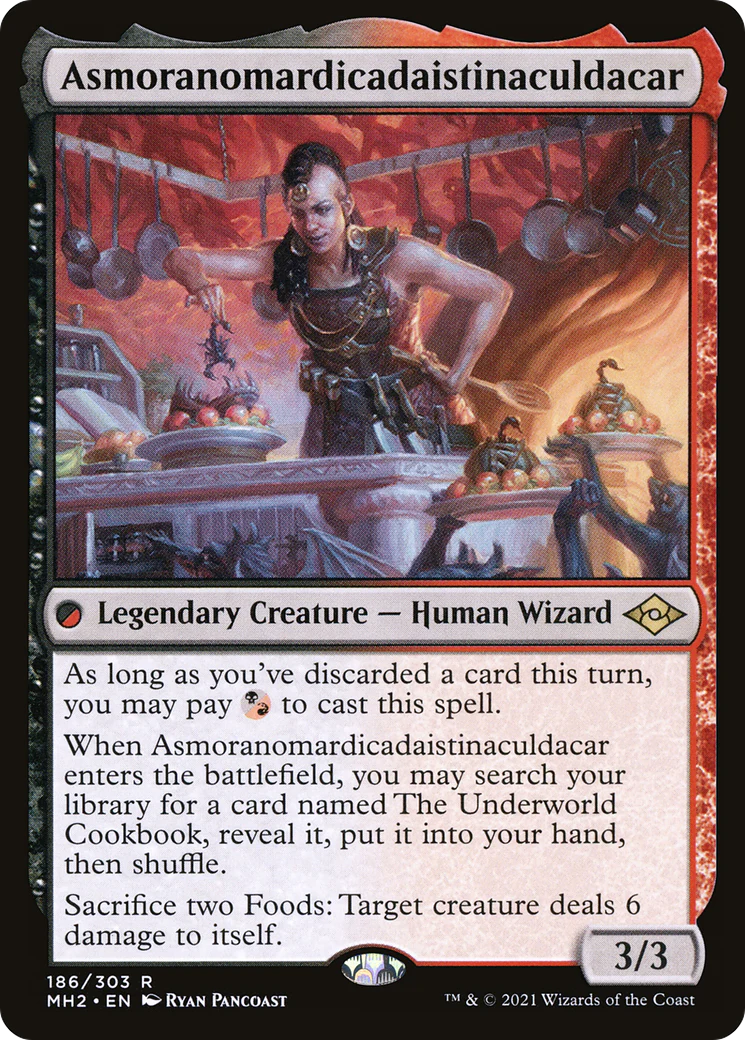 Asmoranomardicadaistinaculdacar (MH2-186) - Modern Horizons 2 Foil [Rare]