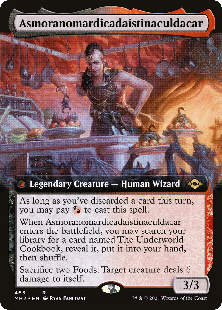 Asmoranomardicadaistinaculdacar (MH2-463) - Modern Horizons 2: (Extended Art) Foil [Rare]